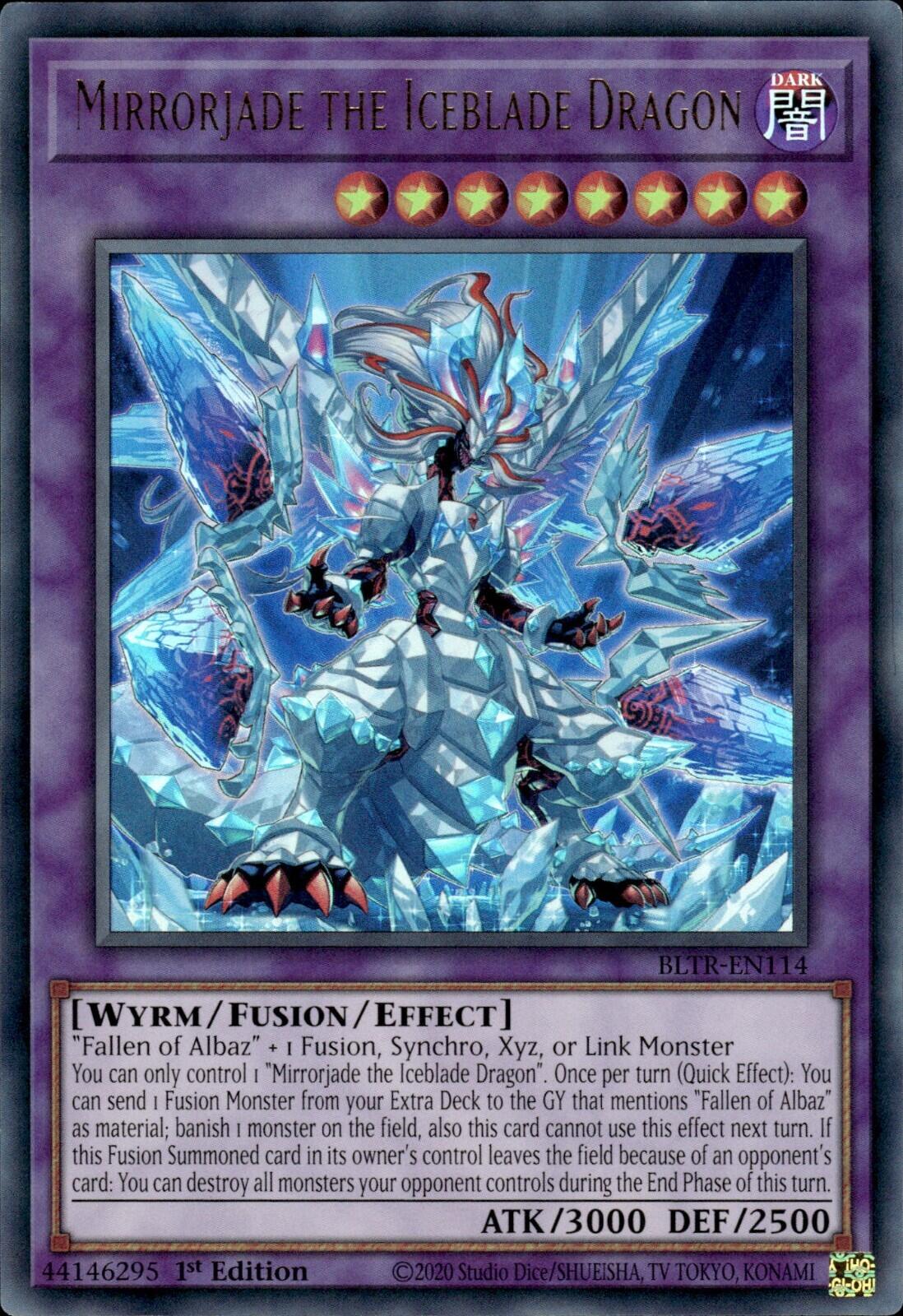 Mirrorjade the Iceblade Dragon [BLTR-EN114] Ultra Rare | Good Games Adelaide SA