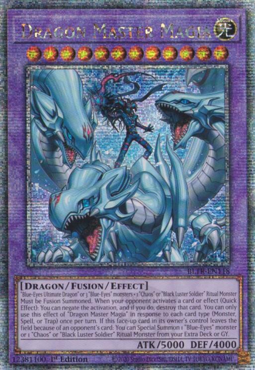 Dragon Master Magia (Quarter Century Secret Rare) [BLTR-EN118] Quarter Century Secret Rare | Good Games Adelaide SA