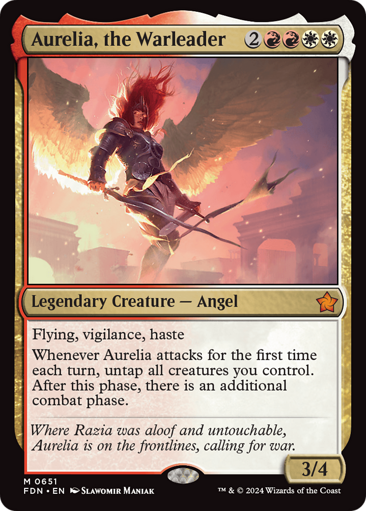 Aurelia, the Warleader [Foundations] | Good Games Adelaide SA