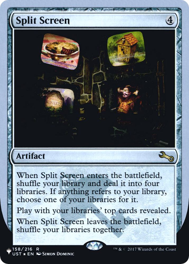 Split Screen 158/216 (The List Reprints)  - Foil | Good Games Adelaide SA