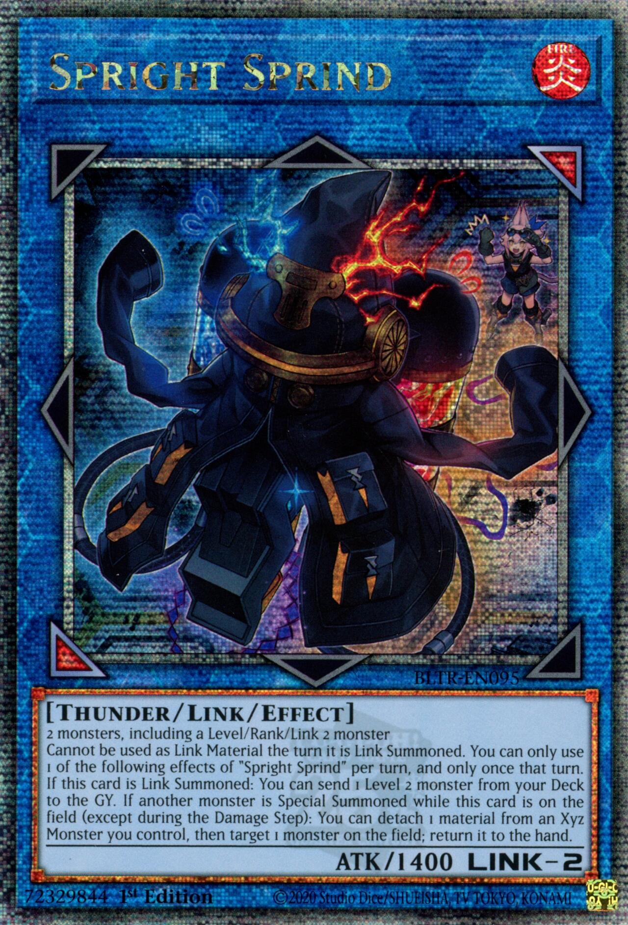 Spright Sprind (Quarter Century Secret Rare) [BLTR-EN095] Quarter Century Secret Rare | Good Games Adelaide SA