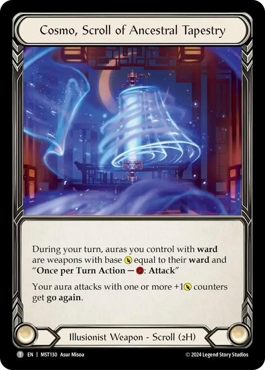 Cosmo, Scroll of Ancestral Tapestry // Beckoning Mistblade [MST130 // MST003] (Part the Mistveil) | Good Games Adelaide SA