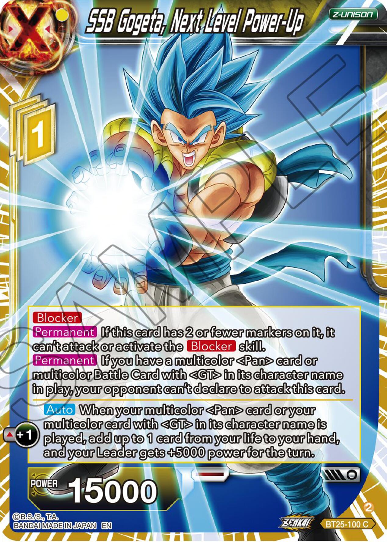 SSB Gogeta, Next Level Power-Up (BT25-100) [Legend of the Dragon Balls] | Good Games Adelaide SA