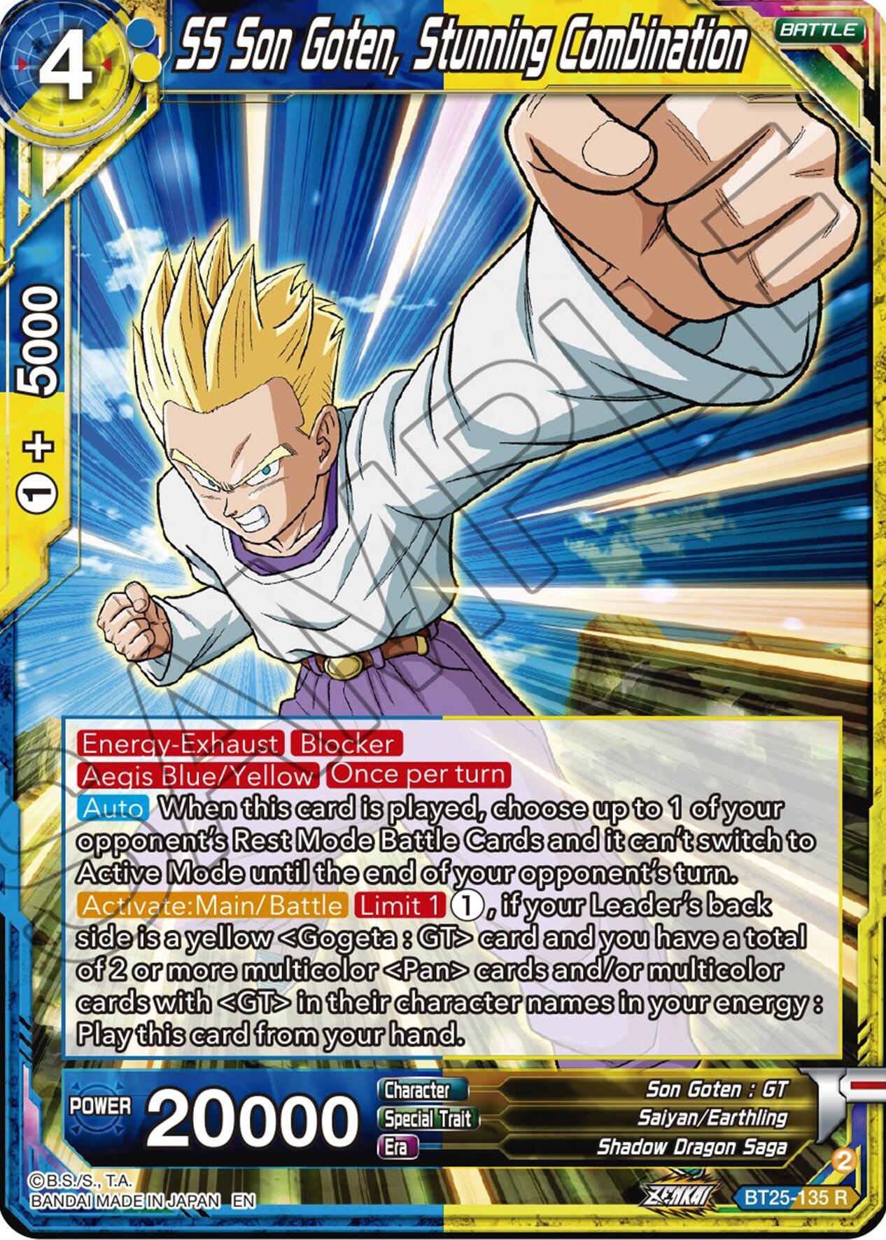 SS Son Goten, Stunning Combination (BT25-135) [Legend of the Dragon Balls] | Good Games Adelaide SA
