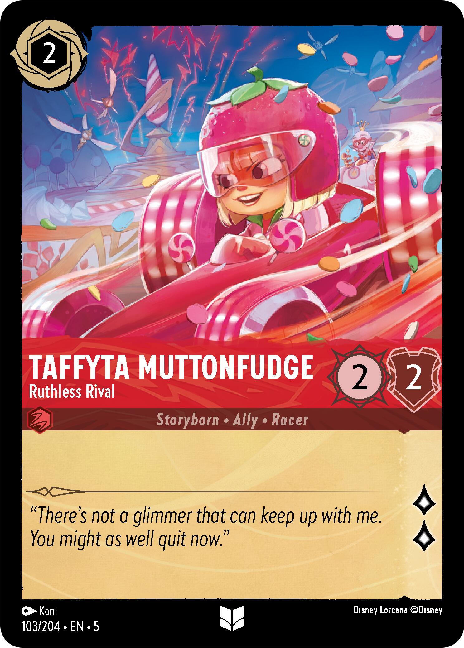 Taffyta Muttonfudge - Ruthless Rival (103/204) [Shimmering Skies] | Good Games Adelaide SA