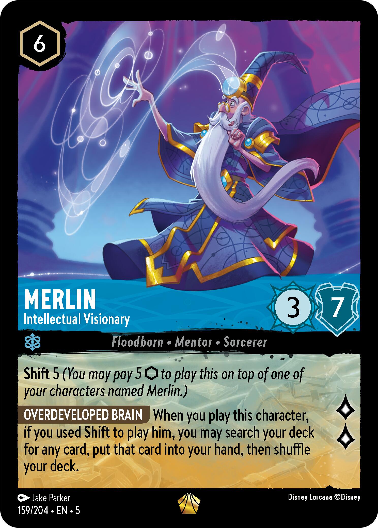 Merlin - Intellectual Visionary (159/204) [Shimmering Skies] | Good Games Adelaide SA