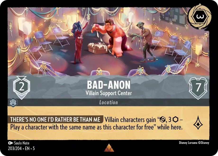 Bad-Anon - Villain Support Center (203/204) [Shimmering Skies] | Good Games Adelaide SA