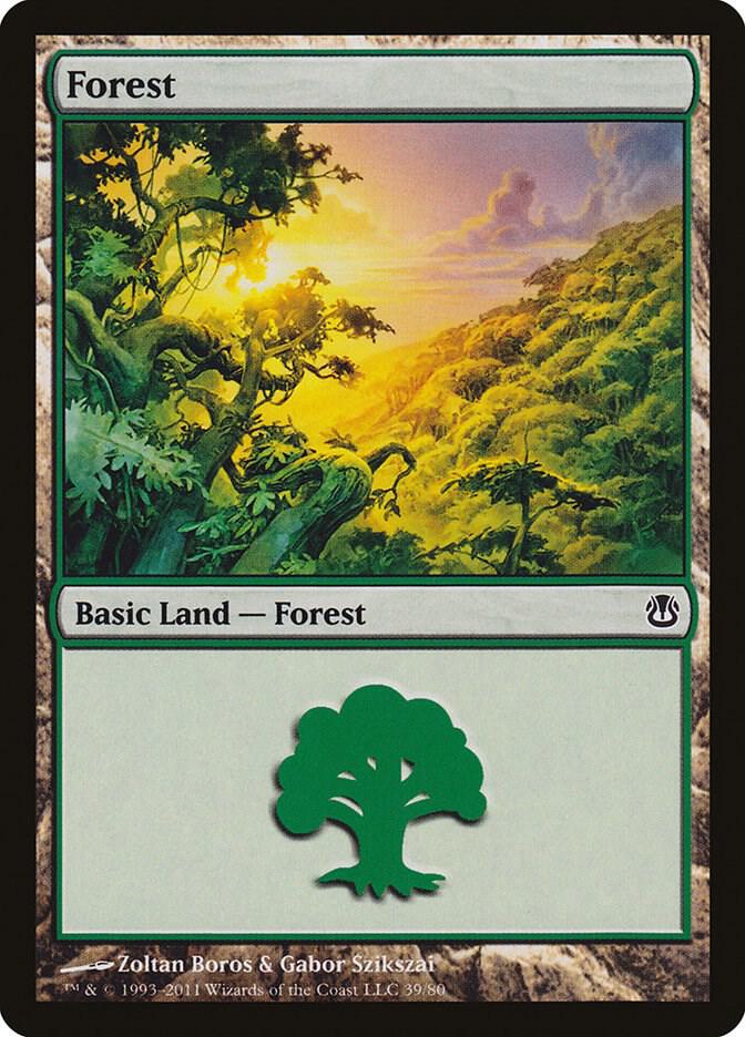 Forest 39 (Duel Decks: Ajani vs. Nicol Bolas)  | Good Games Adelaide SA