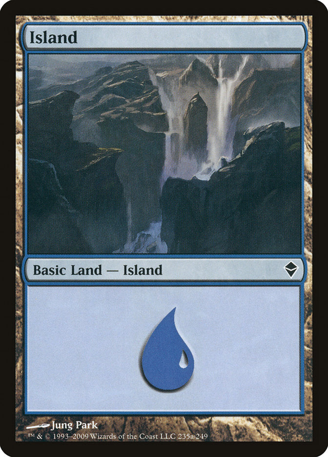 Island (235a) [Zendikar] | Good Games Adelaide SA