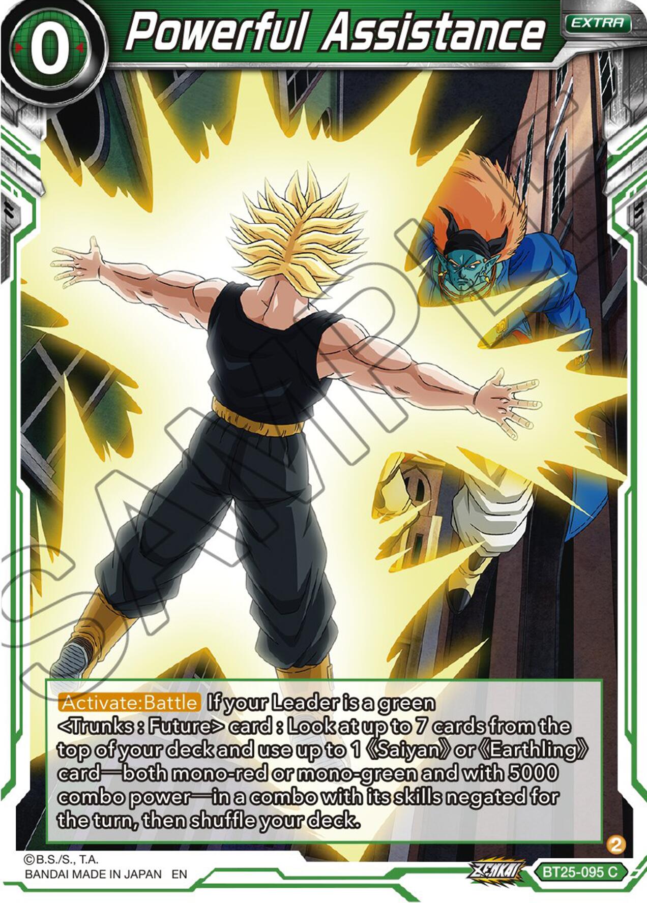 Powerful Assistance (BT25-095) [Legend of the Dragon Balls] | Good Games Adelaide SA
