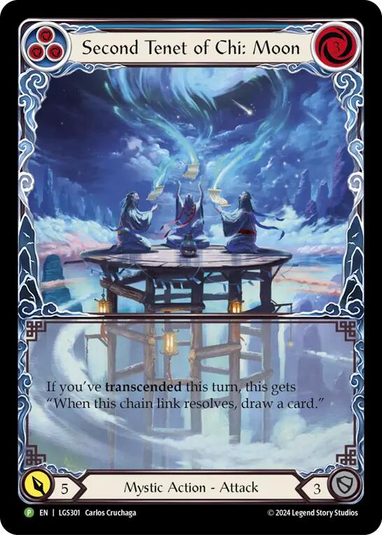 Second Tenet of Chi: Moon [LGS301] (Promo)  Rainbow Foil | Good Games Adelaide SA