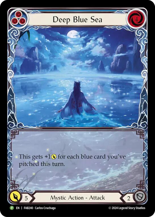Deep Blue Sea [FAB240] (Promo)  Rainbow Foil | Good Games Adelaide SA