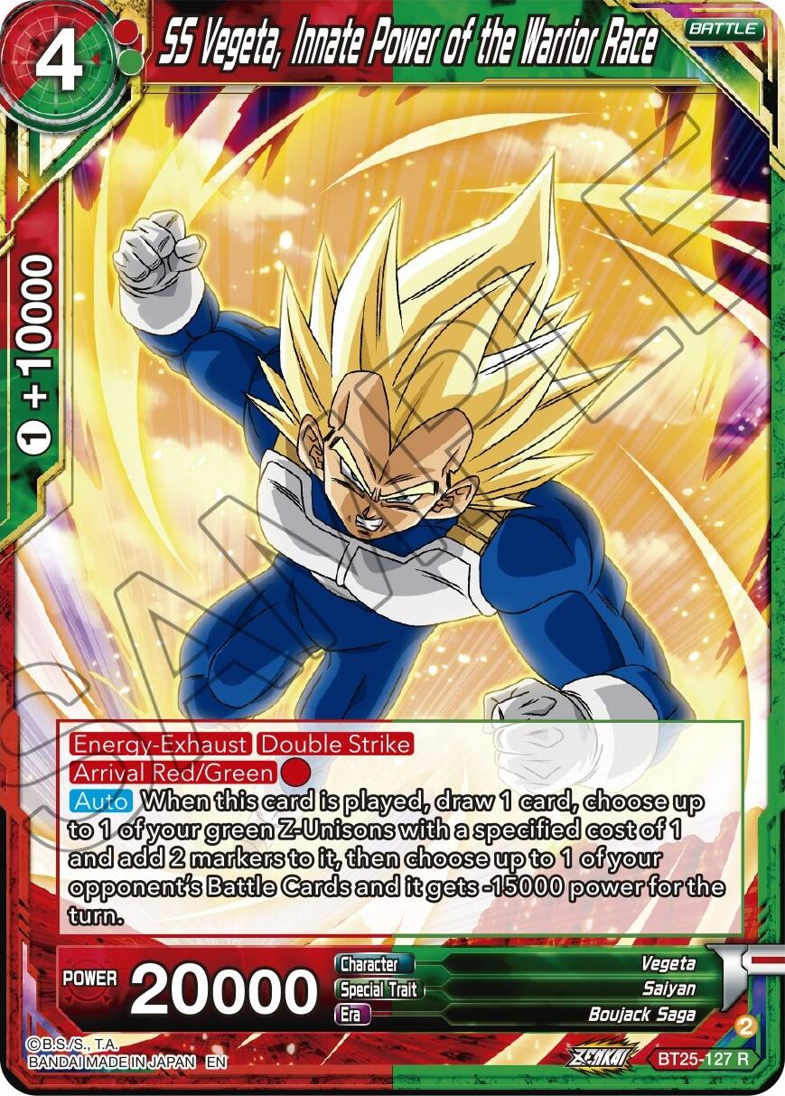 SS Vegeta, Innate Power of the Warrior Race (BT25-127) [Legend of the Dragon Balls] | Good Games Adelaide SA