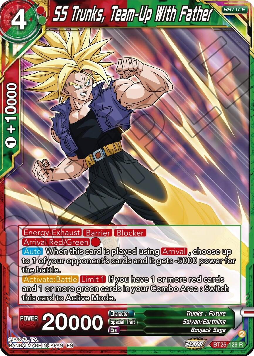 SS Trunks, Team-Up With Father (BT25-129) [Legend of the Dragon Balls] | Good Games Adelaide SA