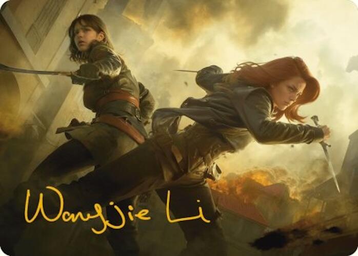 Mary Read and Anne Bonny Art Card (Gold-Stamped Signature) [Assassin's Creed Art Series] | Good Games Adelaide SA