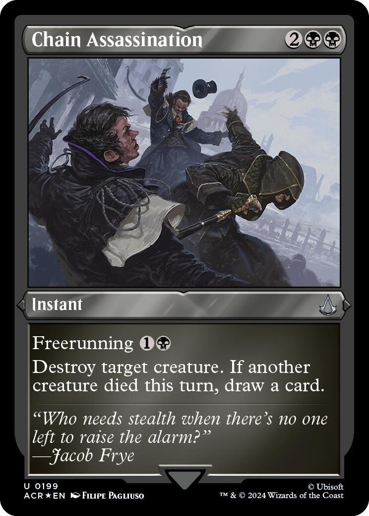 Chain Assassination (Foil Etched) [Assassin's Creed] | Good Games Adelaide SA