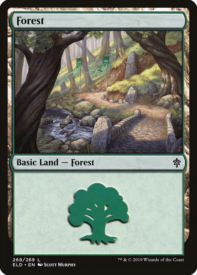 Forest (268) [Throne of Eldraine] | Good Games Adelaide SA