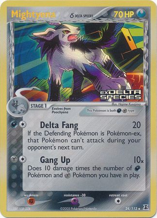Mightyena (24/113) (Delta Species) (Stamped) [EX: Delta Species] | Good Games Adelaide SA