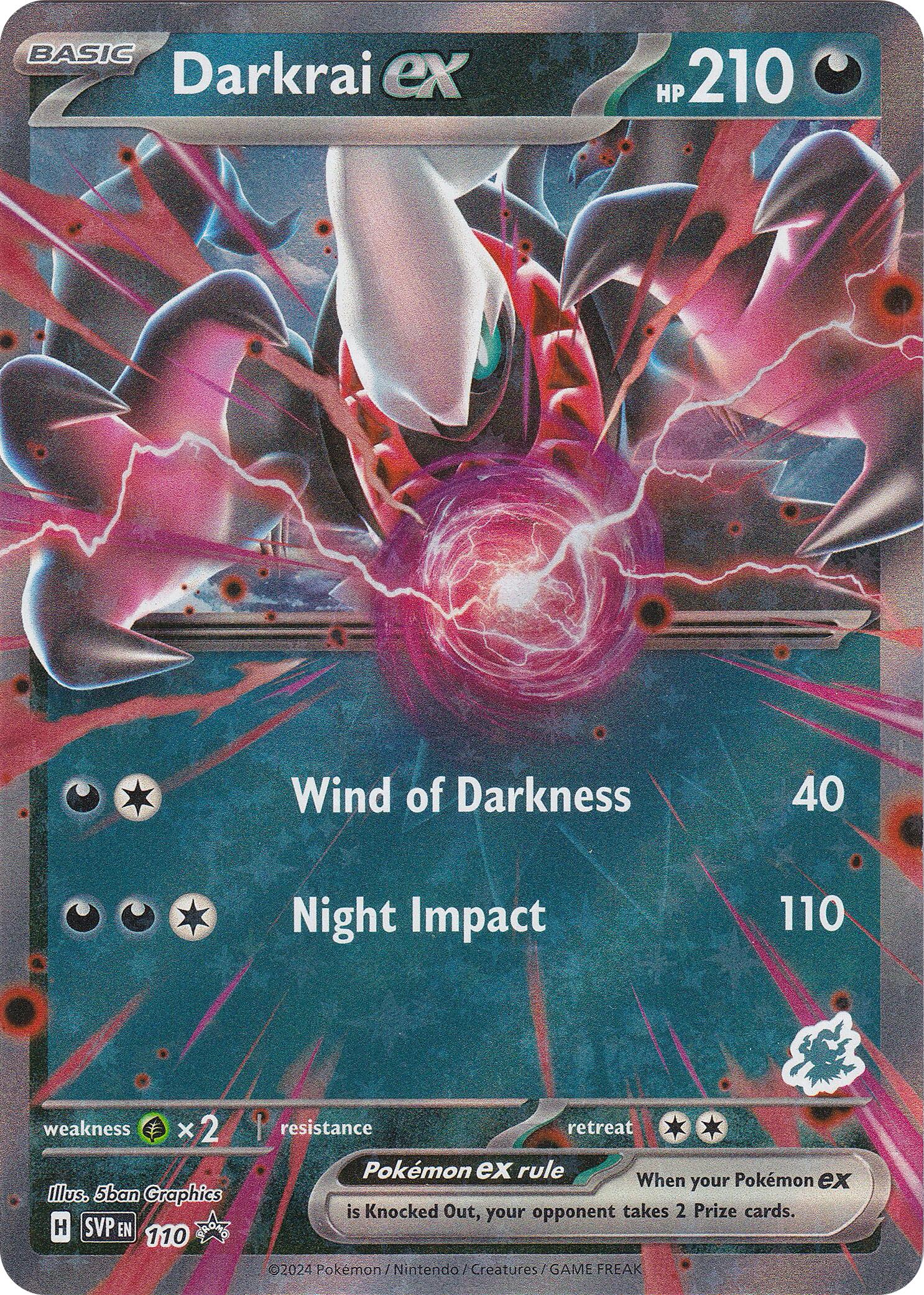 Darkrai ex (110) (Darkrai) [Battle Academy 2024] | Good Games Adelaide SA