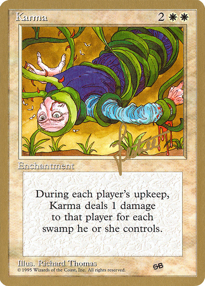 Karma (Bertrand Lestree) (SB) [Pro Tour Collector Set] | Good Games Adelaide SA