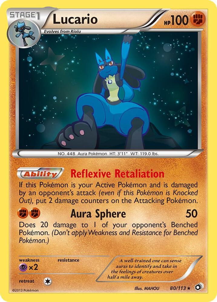 Lucario 80/113 (Legendary Treasures)  - Holofoil | Good Games Adelaide SA