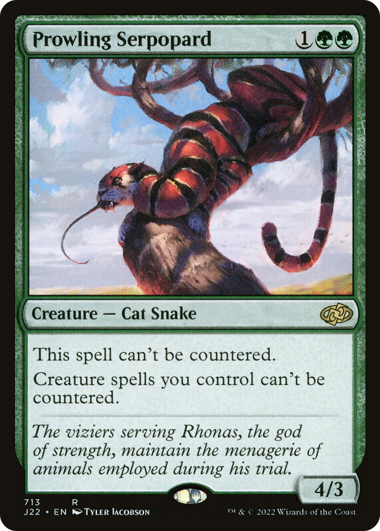 Prowling Serpopard [Jumpstart 2022] | Good Games Adelaide SA