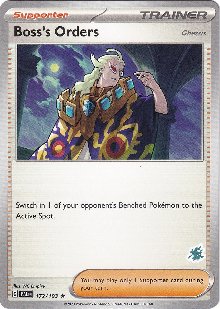 Boss's Orders (172/193) (Darkrai Deck) [Battle Academy 2024] | Good Games Adelaide SA