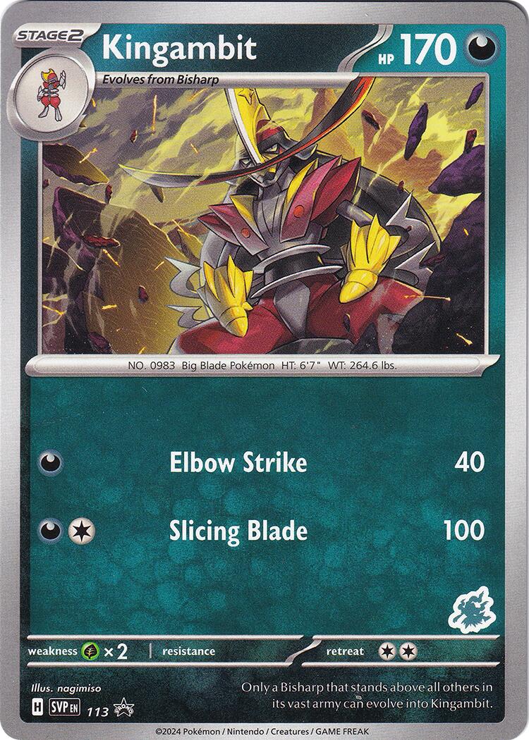 Kingambit (113) (Darkrai Deck) [Battle Academy 2024] | Good Games Adelaide SA