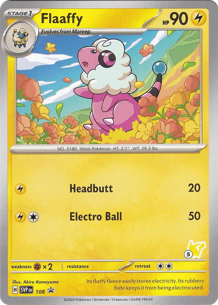 Flaaffy (108) (Pikachu Stamp #5) [Battle Academy 2024] | Good Games Adelaide SA