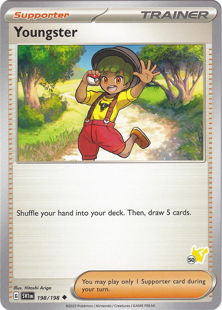 Youngster (198/198) (Pikachu Stamp #50) [Battle Academy 2024] | Good Games Adelaide SA