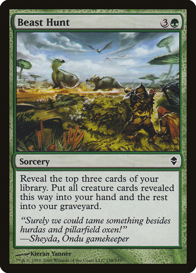 Beast Hunt [Zendikar] | Good Games Adelaide SA