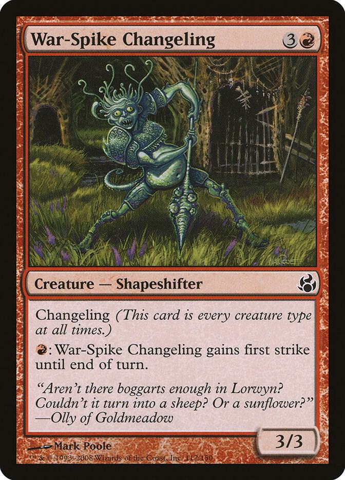 War-Spike Changeling 112 (Morningtide)  | Good Games Adelaide SA