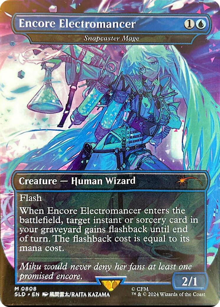 Encore Electromancer - Snapcaster Mage (Rainbow Foil) [Secret Lair Drop Series] | Good Games Adelaide SA