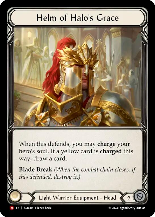 Helm of Halo's Grace [ASB003] (Armory Deck: Boltyn)  Rainbow Foil | Good Games Adelaide SA