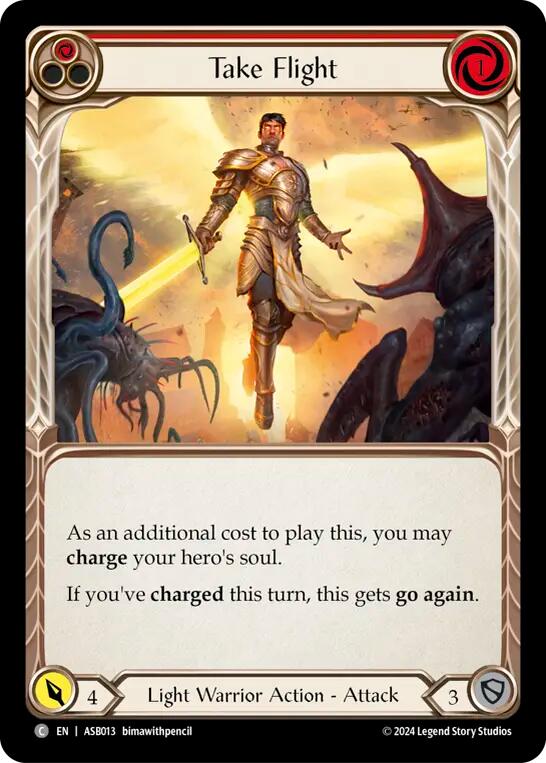 Take Flight (Red) [ASB013] (Armory Deck: Boltyn) | Good Games Adelaide SA