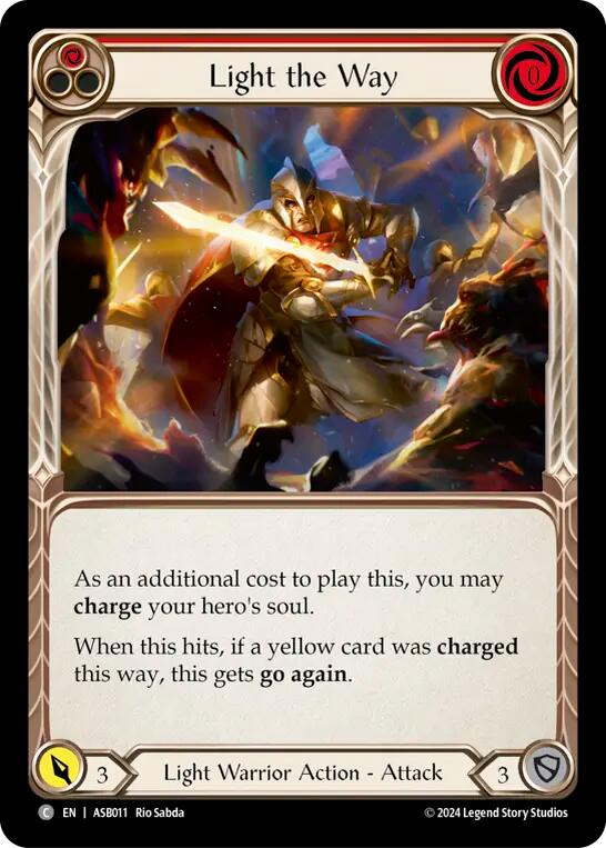 Light the Way (Red) [ASB011] (Armory Deck: Boltyn) | Good Games Adelaide SA