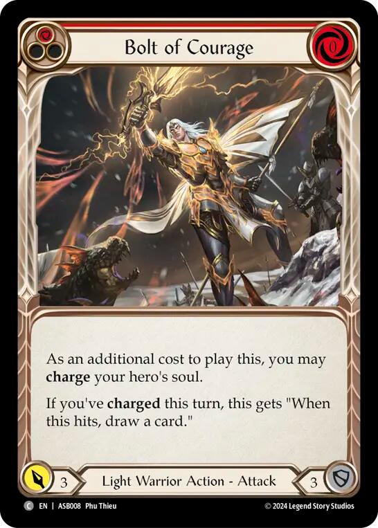 Bolt of Courage (Red) [ASB008] (Armory Deck: Boltyn) | Good Games Adelaide SA