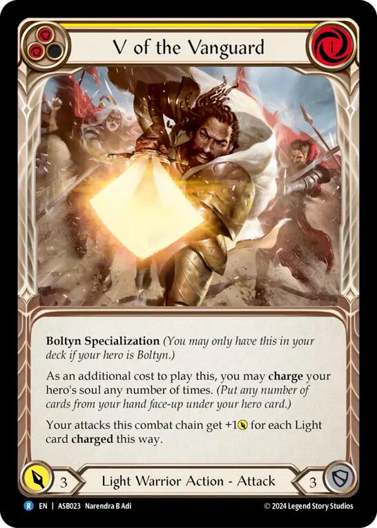V of the Vanguard [ASB023] (Armory Deck: Boltyn) | Good Games Adelaide SA