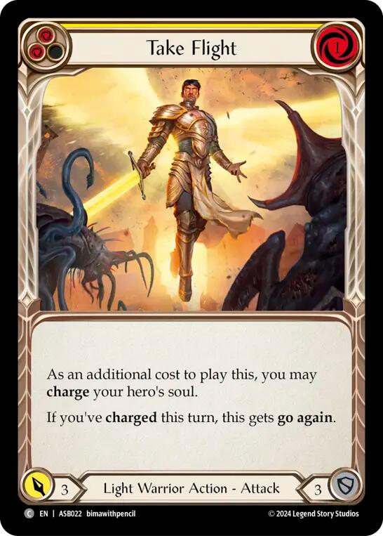 Take Flight (Yellow) [ASB022] (Armory Deck: Boltyn) | Good Games Adelaide SA