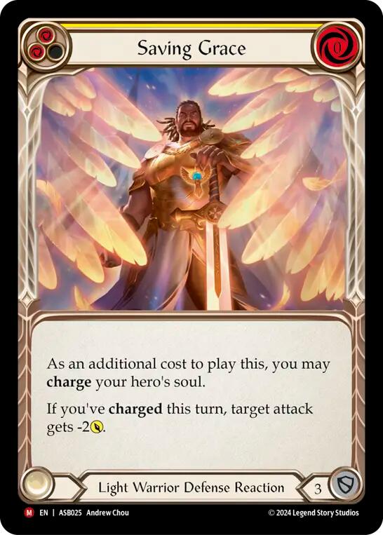 Saving Grace [ASB025] (Armory Deck: Boltyn)  Rainbow Foil | Good Games Adelaide SA