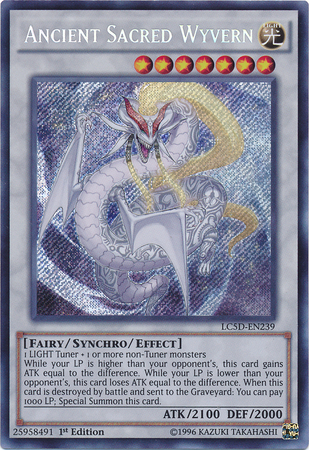Ancient Sacred Wyvern [LC5D-EN239] Secret Rare | Good Games Adelaide SA