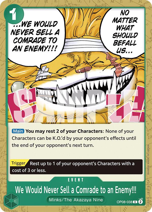 We Would Never Sell a Comrade to an Enemy!!! [Two Legends] | Good Games Adelaide SA