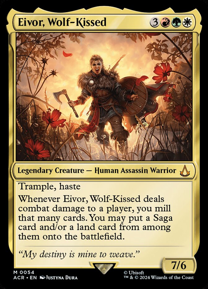 Eivor, Wolf-Kissed 54 (Universes Beyond: Assassin's Creed)  - Foil | Good Games Adelaide SA
