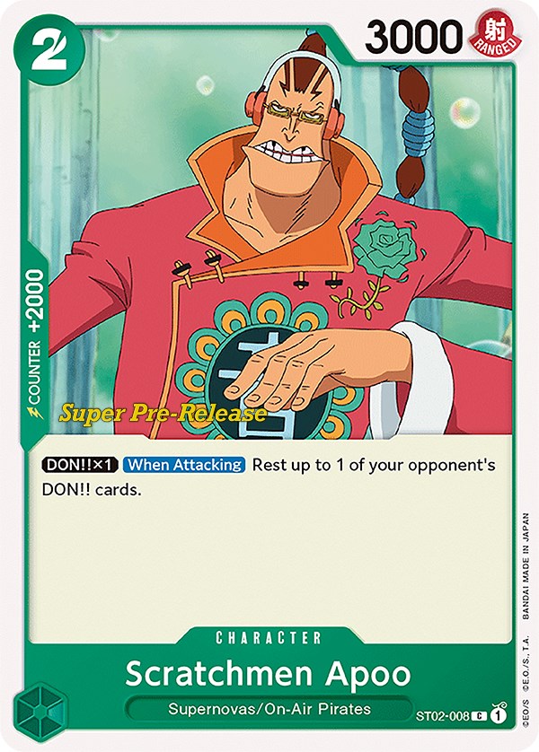 Scratchmen Apoo [Super Pre-Release Starter Deck: Worst Generation] | Good Games Adelaide SA
