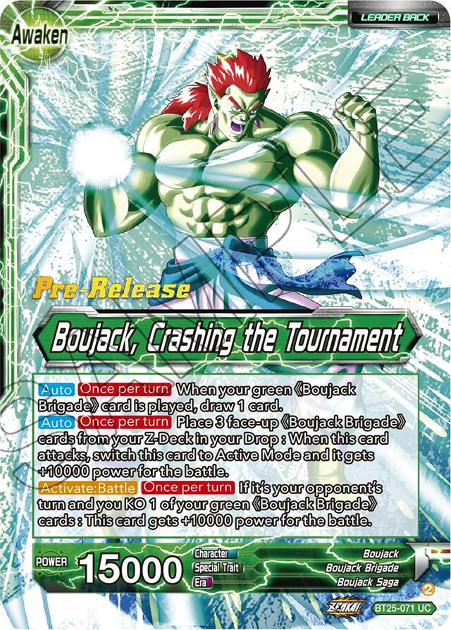 Boujack Brigade // Boujack, Crashing the Tournament (BT25-071) [Legend of the Dragon Balls Prerelease Promos] | Good Games Adelaide SA