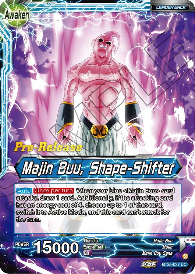 Majin Buu // Majin Buu, Shape-Shifter (BT25-037) [Legend of the Dragon Balls Prerelease Promos] | Good Games Adelaide SA