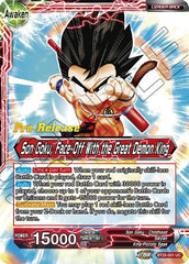 Son Goku // Son Goku Face-Off With the Great Demon King (BT25-001) [Legend of the Dragon Balls Prerelease Promos] | Good Games Adelaide SA