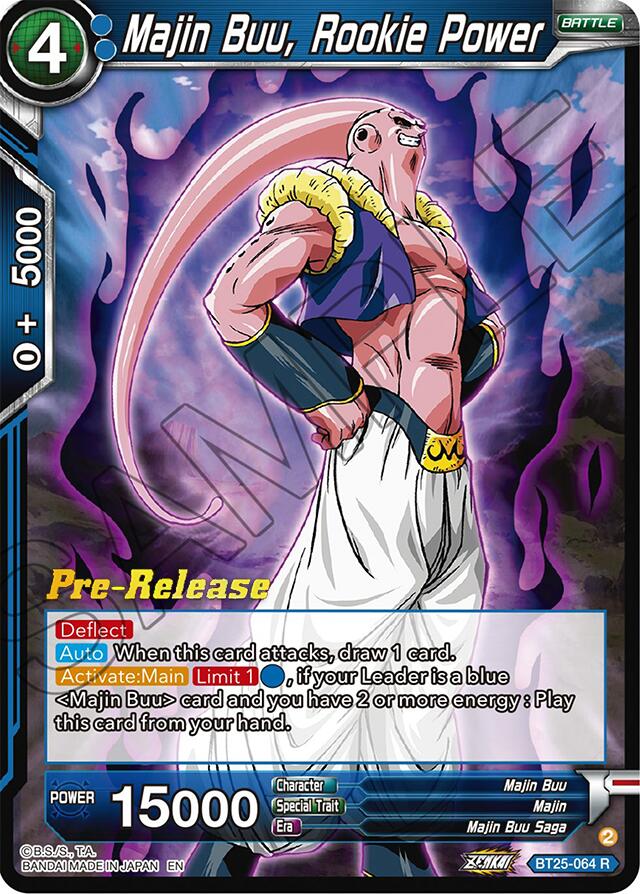 Majin Buu, Rookie Power (BT25-064) [Legend of the Dragon Balls Prerelease Promos] | Good Games Adelaide SA