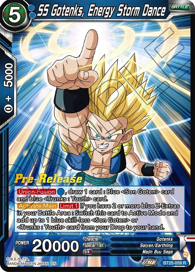 SS Gotenks, Energy Storm Dance (BT25-059) [Legend of the Dragon Balls Prerelease Promos] | Good Games Adelaide SA