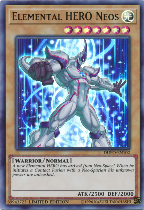 Elemental Hero Neos [DUPO-EN102] Ultra Rare | Good Games Adelaide SA